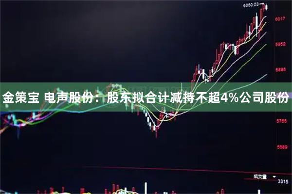 金策宝 电声股份：股东拟合计减持不超4%公司股份